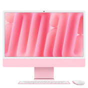 iMac 24" cu procesor Apple M4, 24", Retina 4.5K, 8 nuclee CPU si 8 nuclee GPU, 16GB, 256GB SSD, Roz - iSTYLE RO