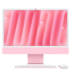 iMac 24" cu procesor Apple M4, 24", Retina 4.5K, 10 nuclee CPU si 10 nuclee GPU, 24GB, 512GB SSD, Roz - iSTYLE RO