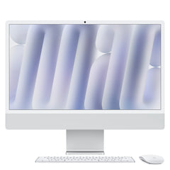 iMac 24" cu procesor Apple M4, 24", Retina 4.5K, 10 nuclee CPU si 10 nuclee GPU, 16GB, 512GB SSD, Argintiu - iSTYLE RO