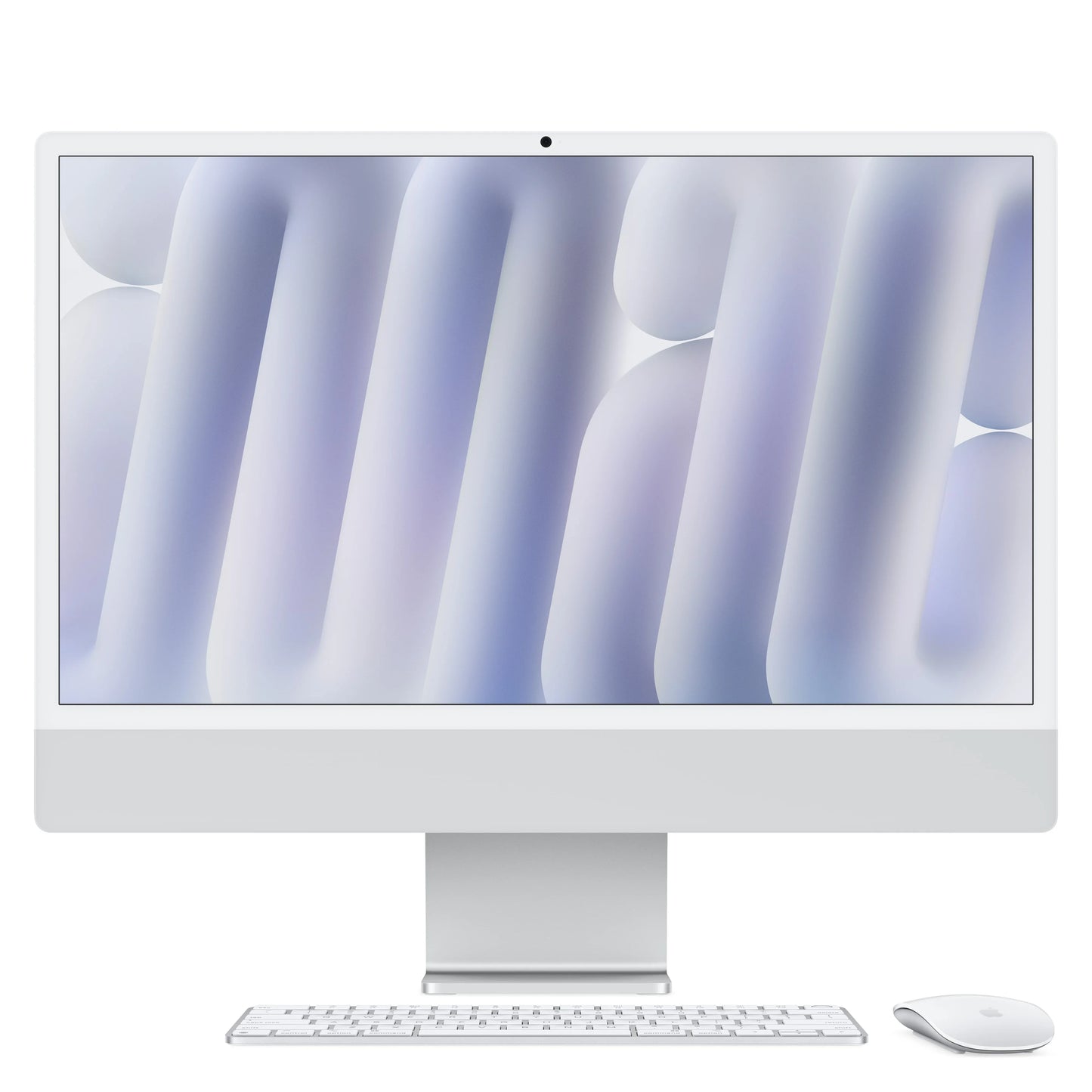 iMac 24" cu procesor Apple M4, 24", Retina 4.5K, Nano-texture glass, 10 nuclee CPU si 10 nuclee GPU, 16GB, 256GB SSD, Argintiu - iSTYLE RO