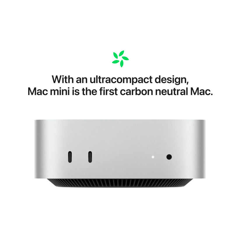 Mac Mini, procesor Apple M4, 10 nuclee CPU si 10 nuclee GPU, 16GB, 512GB SSD - iSTYLE RO