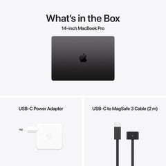 MacBook Pro 14", procesor Apple M4 Pro, 12 nuclee CPU si 16 nuclee GPU, 24GB, 512GB SSD, Space Black - iSTYLE RO