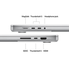 MacBook Pro 16", procesor Apple M4 Max, 16 nuclee CPU si 40 nuclee GPU, 48GB, 1TB SSD, Silver - iSTYLE RO