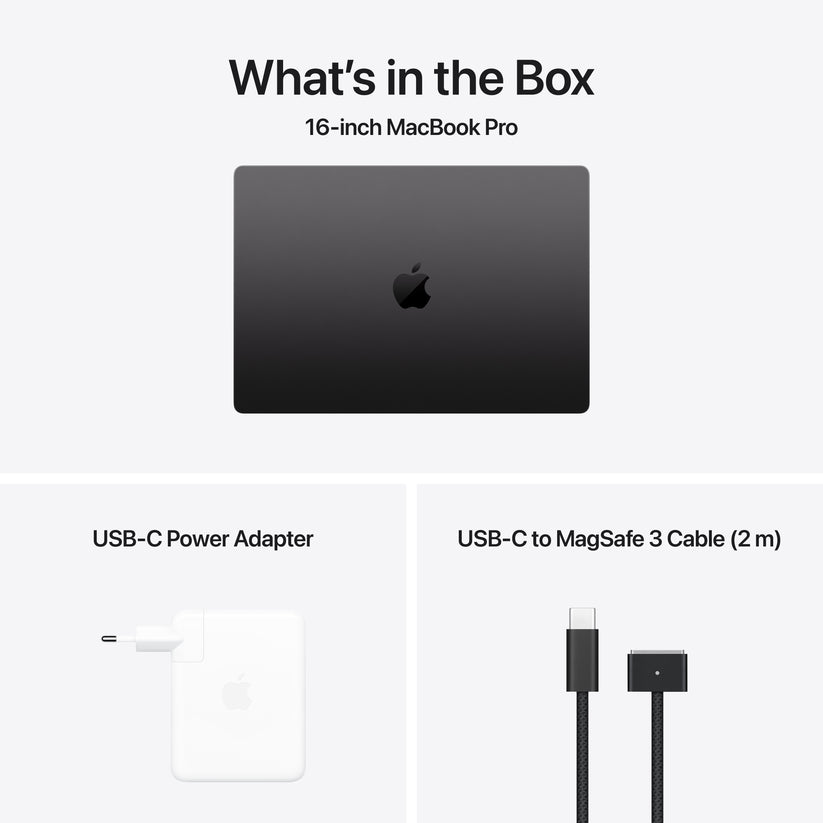 MacBook Pro 16", procesor Apple M4 Max, 14 nuclee CPU si 32 nuclee GPU, 36GB, 1TB SSD, Space Black - iSTYLE RO