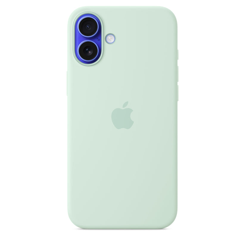 Husa de protectie Apple cu MagSafe pentru iPhone 16 Plus, Silicon, Aquamarine (SEASONAL) - iSTYLE RO