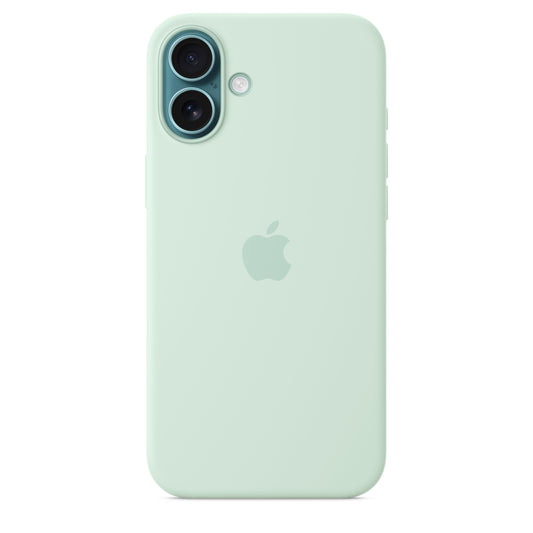 Husa de protectie Apple cu MagSafe pentru iPhone 16 Plus, Silicon, Aquamarine (SEASONAL) - iSTYLE RO