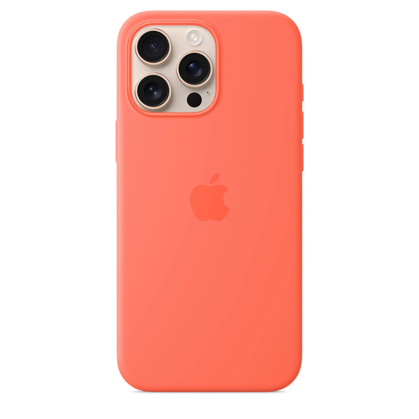 Husa de protectie Apple cu MagSafe pentru iPhone 16 Pro Max, Silicon, Tangerine (SEASONAL) - iSTYLE RO