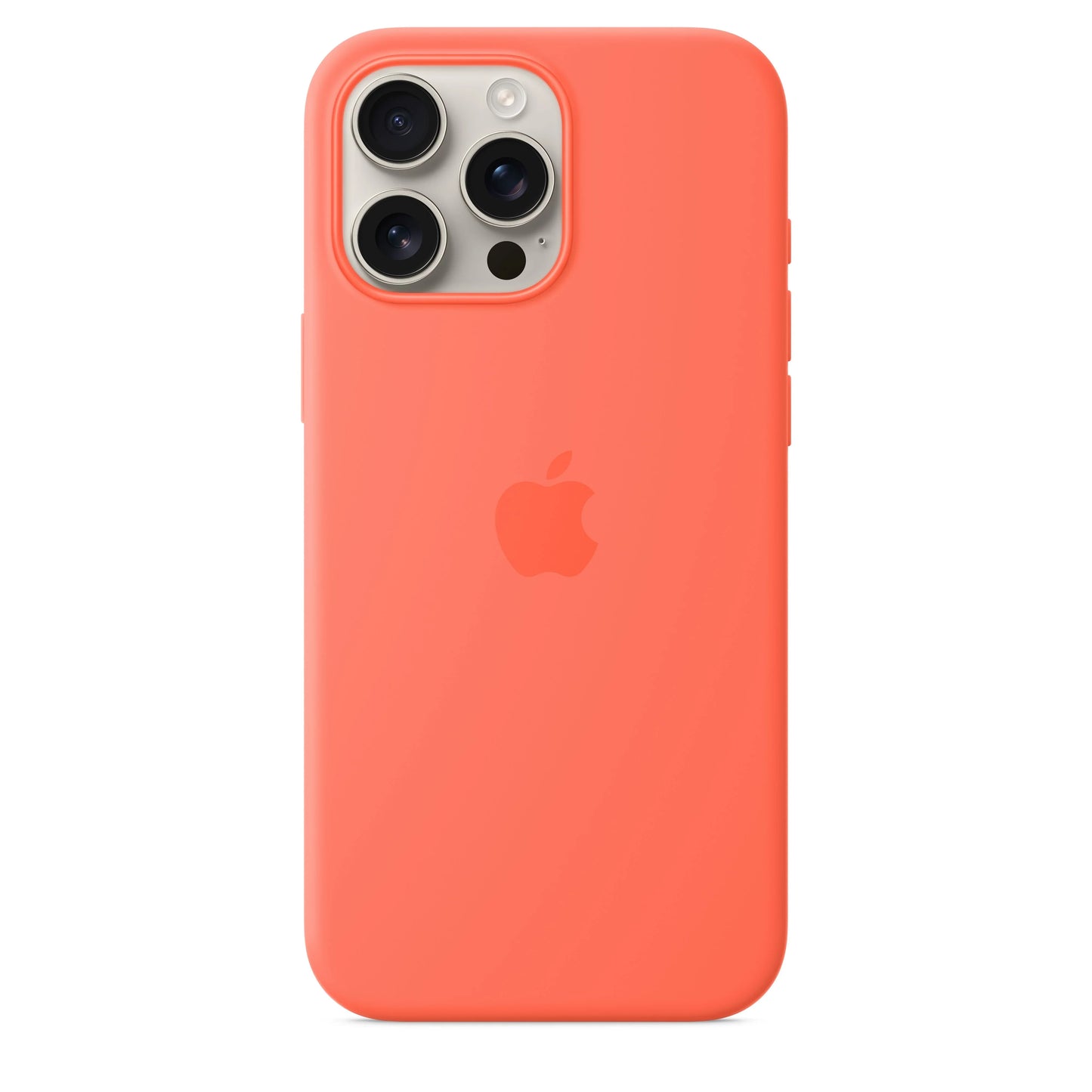 Husa de protectie Apple cu MagSafe pentru iPhone 16 Pro Max, Silicon, Tangerine (SEASONAL) - iSTYLE RO