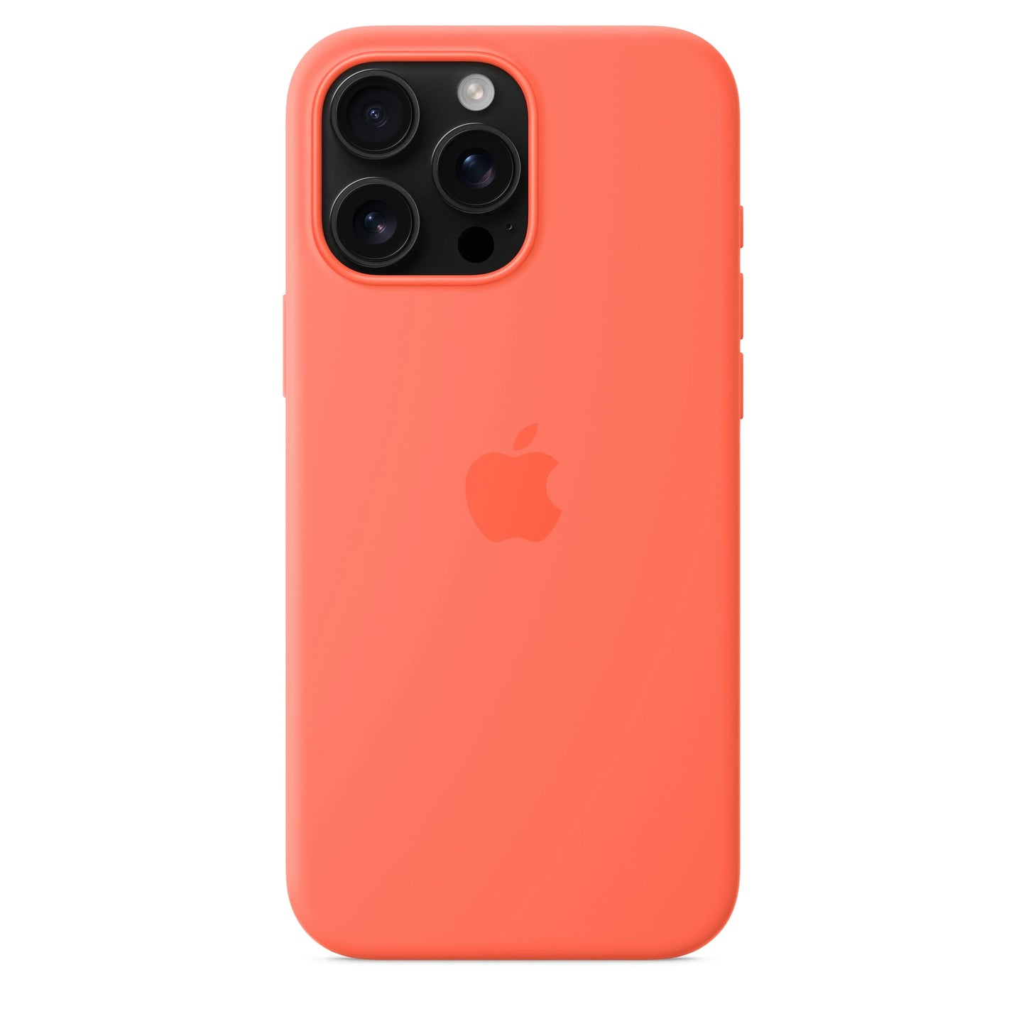 Husa de protectie Apple cu MagSafe pentru iPhone 16 Pro Max, Silicon, Tangerine (SEASONAL) - iSTYLE RO