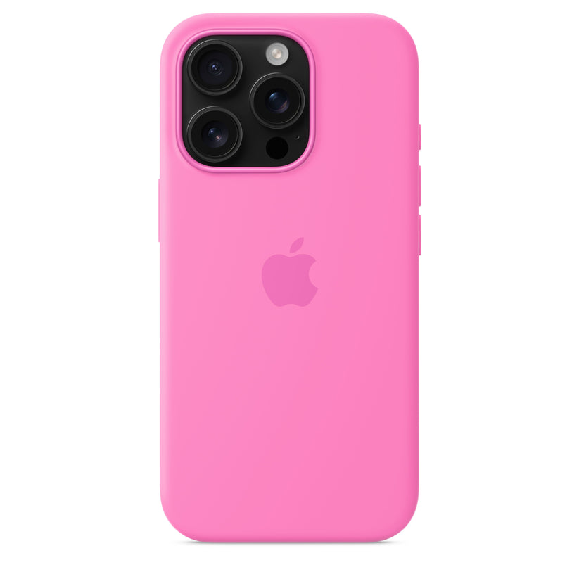 Husa de protectie Apple cu MagSafe pentru iPhone 16 Pro, Silicon, Peony (SEASONAL) - iSTYLE RO