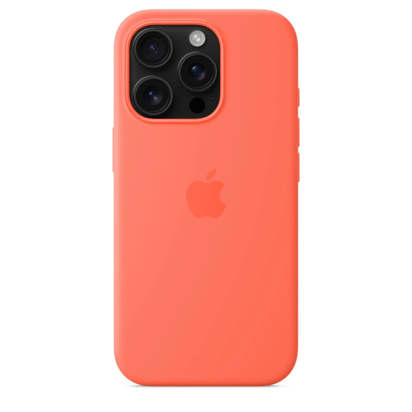 Husa de protectie Apple cu MagSafe pentru iPhone 16 Pro, Silicon, Tangerine (SEASONAL) - iSTYLE RO