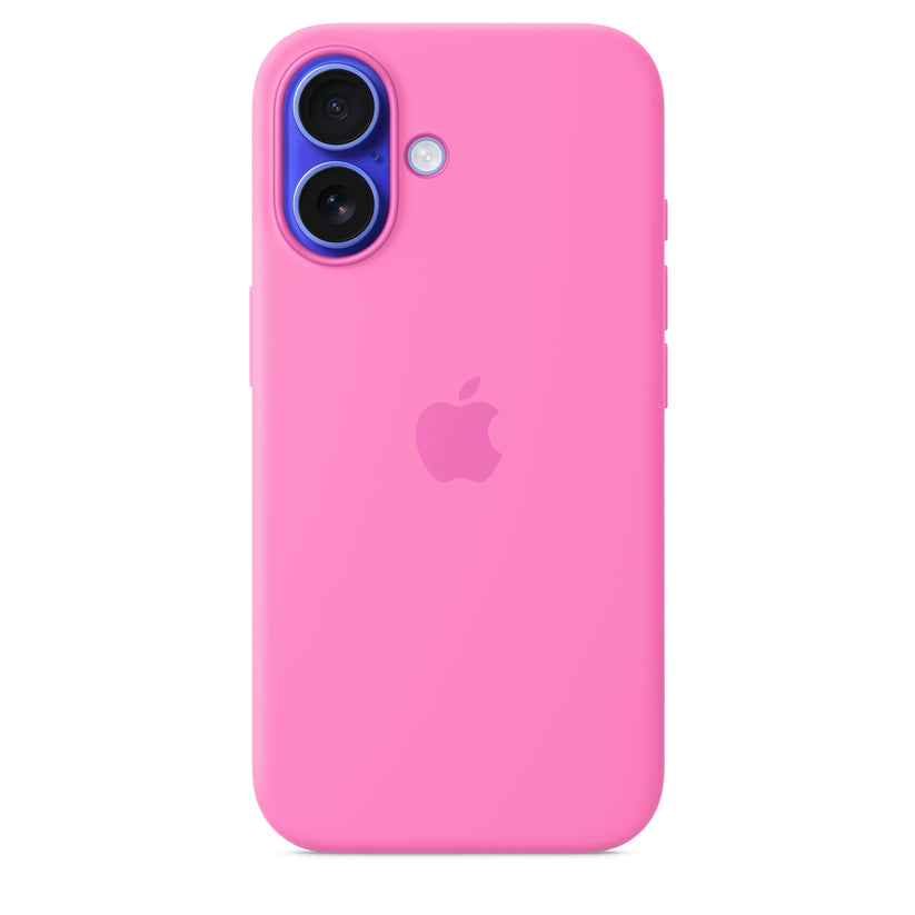 Husa de protectie Apple cu MagSafe pentru iPhone 16, Silicon, Peony (SEASONAL) - iSTYLE RO