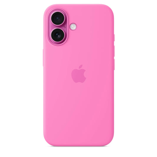 Husa de protectie Apple cu MagSafe pentru iPhone 16, Silicon, Peony (SEASONAL) - iSTYLE RO