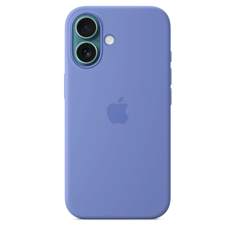 Husa de protectie Apple cu MagSafe pentru iPhone 16, Silicon, Periwinkle (SEASONAL) - iSTYLE RO