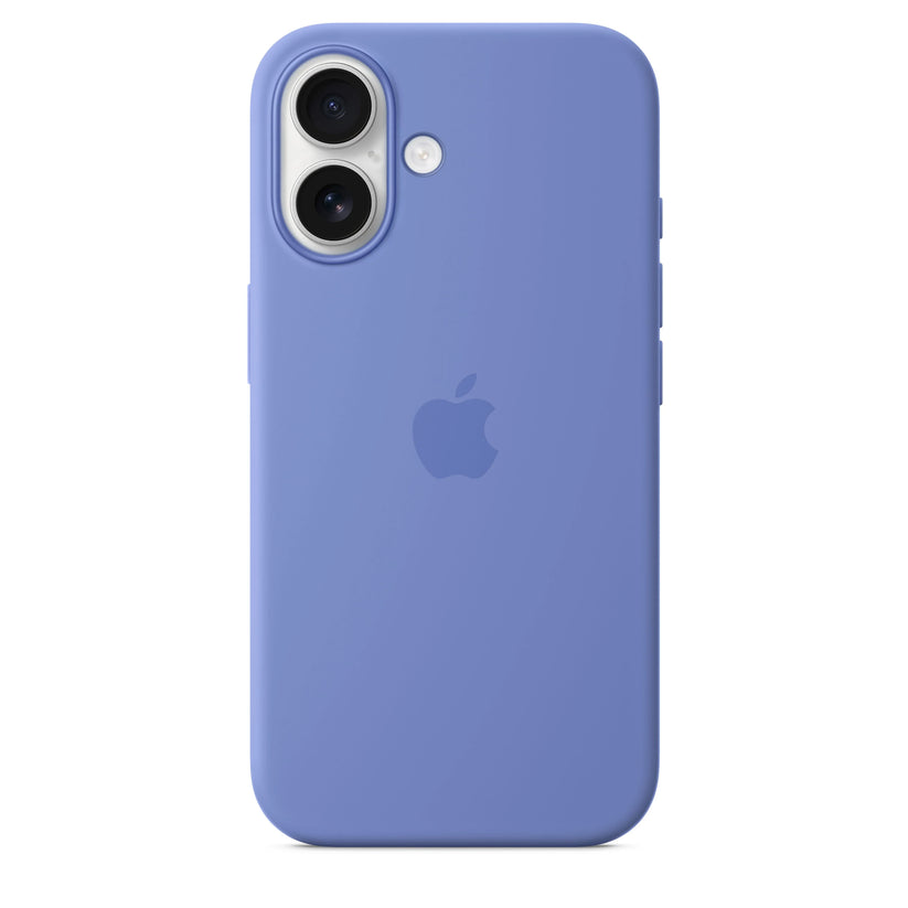 Husa de protectie Apple cu MagSafe pentru iPhone 16, Silicon, Periwinkle (SEASONAL) - iSTYLE RO
