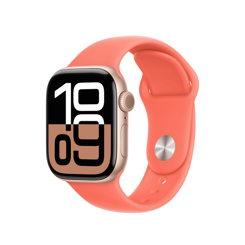 Curea Apple pentru Apple Watch 42mm Sport Band: Tangerine Sport Band - M/L (SEASONAL) - iSTYLE RO