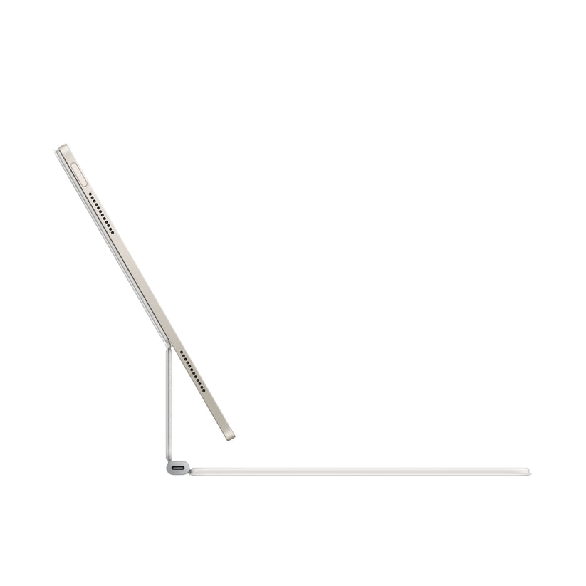 Husa cu tastatura Apple Magic Keyboard pentru iPad Air 13" (M3) Alb, layout RO - iSTYLE RO
