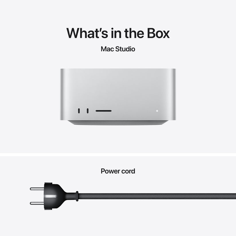 Mac Studio, procesor Apple M4 Max, 14 nuclee CPU and 32 nuclee GPU, 36GB, 512GB - iSTYLE RO