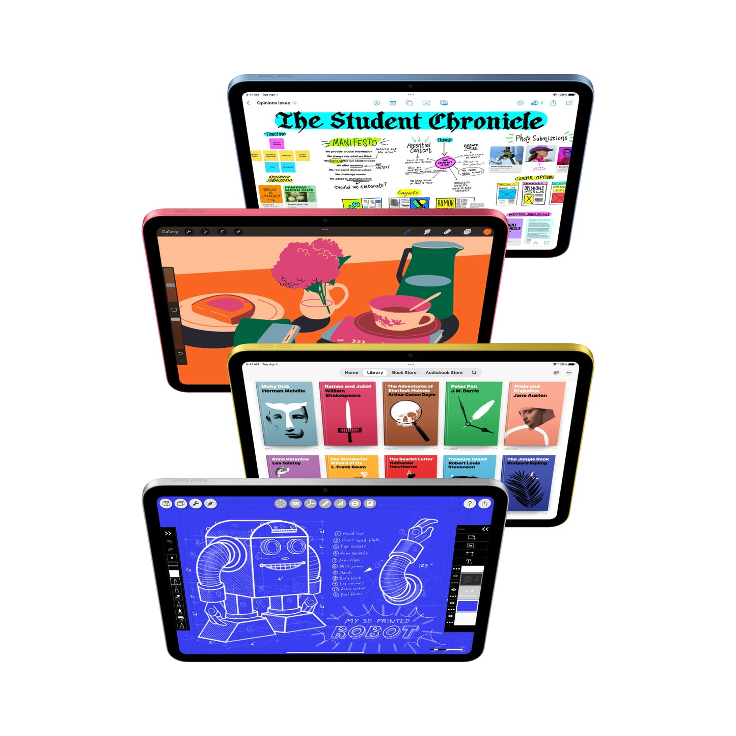 iPad A16, 11", 256GB, Cellular, Galben - iSTYLE RO