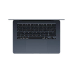 MacBook Air 15", procesor Apple M4, 10 nuclee CPU si 10 nuclee GPU, 16GB, 256GB, Midnight, INT KB - iSTYLE RO