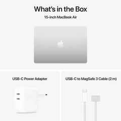 MacBook Air 15", procesor Apple M4, 10 nuclee CPU si 10 nuclee GPU, 16GB, 512GB, Silver, INT KB - iSTYLE RO