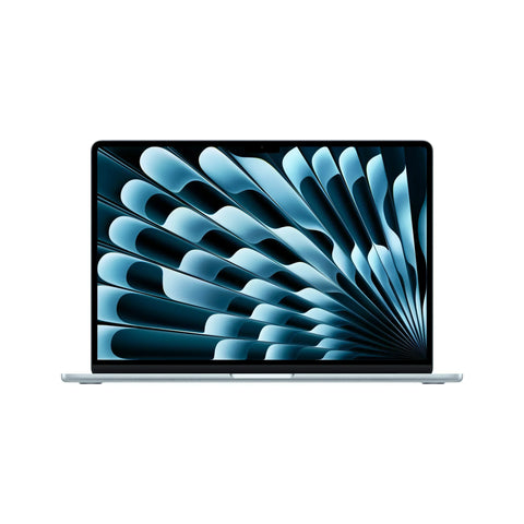 MacBook Air 15", procesor Apple M4, 10 nuclee CPU si 10 nuclee GPU, 16GB, 256GB, Sky Blue, INT KB - iSTYLE RO