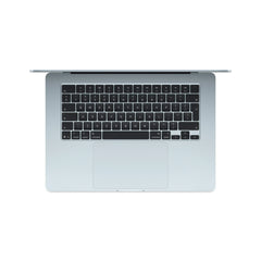 MacBook Air 15", procesor Apple M4, 10 nuclee CPU si 10 nuclee GPU, 16GB, 256GB, Sky Blue, INT KB - iSTYLE RO