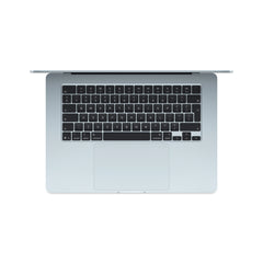 MacBook Air 15", procesor Apple M4, 10 nuclee CPU si 10 nuclee GPU, 24GB, 512GB, Sky Blue, INT KB - iSTYLE RO