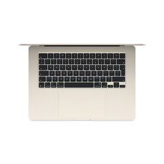 MacBook Air 15", procesor Apple M4, 10 nuclee CPU si 10 nuclee GPU, 16GB, 256GB, Starlight, INT KB - iSTYLE RO