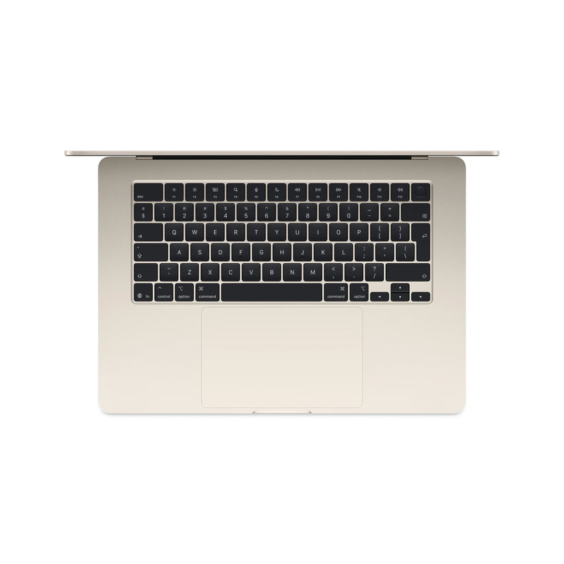 MacBook Air 15", procesor Apple M4, 10 nuclee CPU si 10 nuclee GPU, 16GB, 256GB, Starlight, INT KB - iSTYLE RO