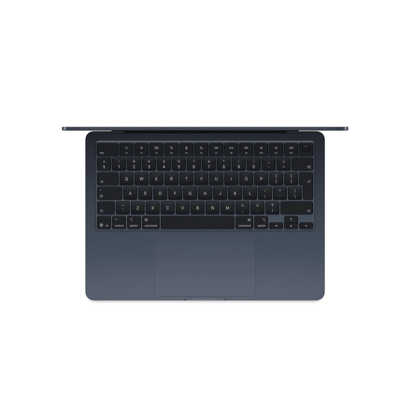 MacBook Air 13", procesor Apple M4, 10 nuclee CPU si 10 nuclee GPU, 24GB, 512GB, Midnight, INT KB - iSTYLE RO