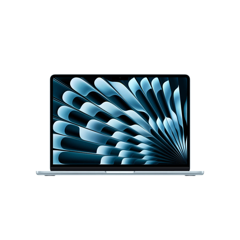 MacBook Air 13", procesor Apple M4, 10 nuclee CPU si 10 nuclee GPU, 24GB, 512GB, Sky Blue, INT KB - iSTYLE RO