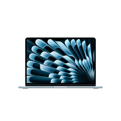 MacBook Air 13", procesor Apple M4, 10 nuclee CPU si 8 nuclee GPU, 16GB, 256GB, Sky Blue, INT KB - iSTYLE RO
