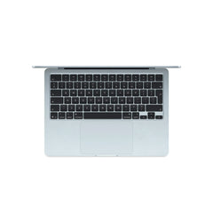 MacBook Air 13", procesor Apple M4, 10 nuclee CPU si 10 nuclee GPU, 16GB, 512GB, Sky Blue, INT KB - iSTYLE RO