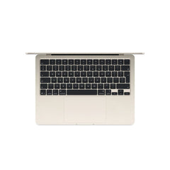 MacBook Air 13", procesor Apple M4, 10 nuclee CPU si 10 nuclee GPU, 16GB, 512GB, Starlight, INT KB - iSTYLE RO