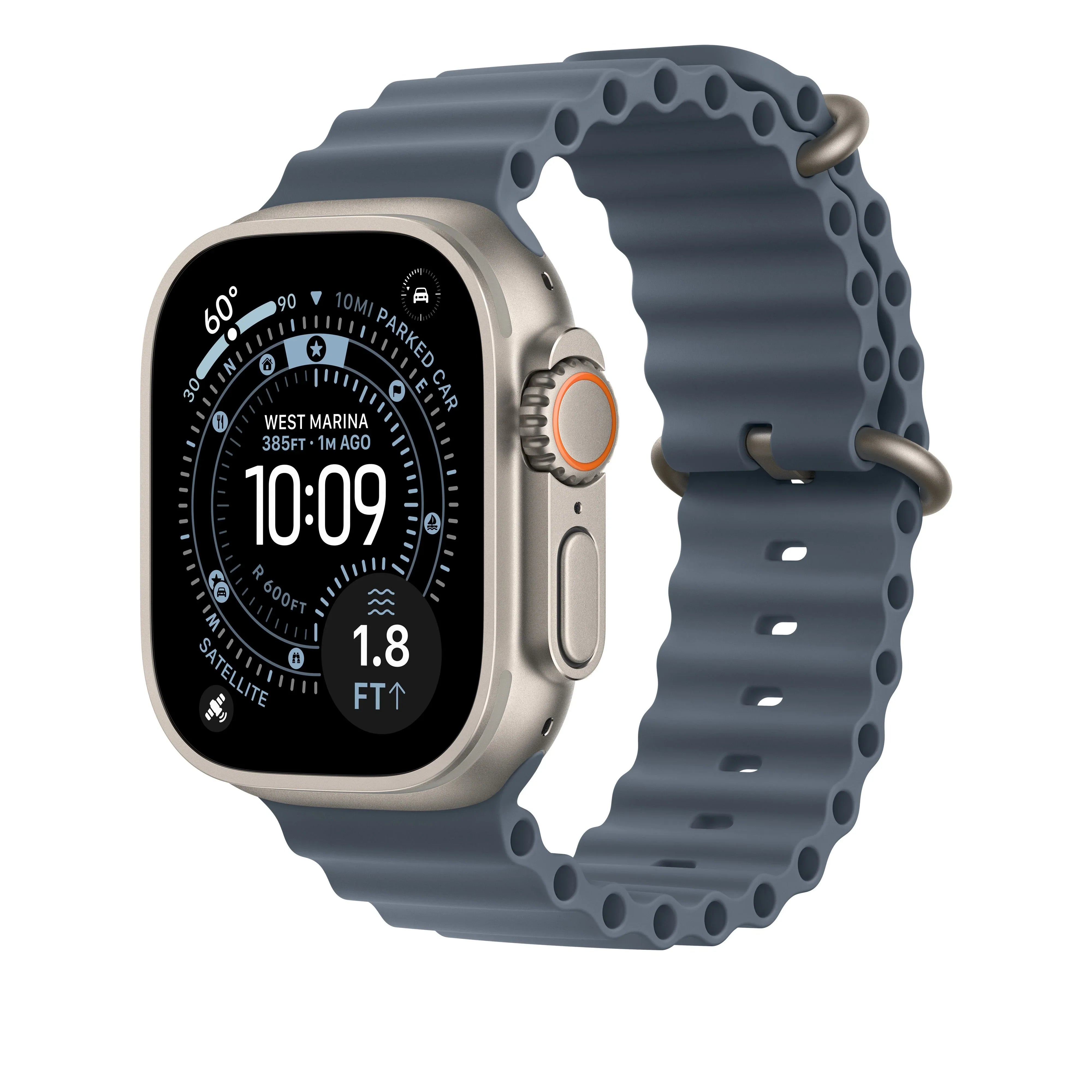 Apple Watch Ultra 3 GPS + Cellular 49mm Black Titanium Case with