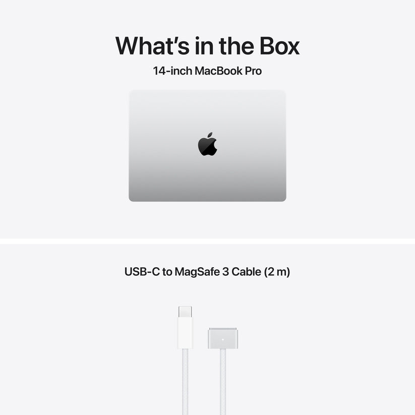 14-inch MacBook Pro: Apple M5 chip with 10-core CPU and 10-core GPU, 512GB SSD - Silver - iSTYLE.ro