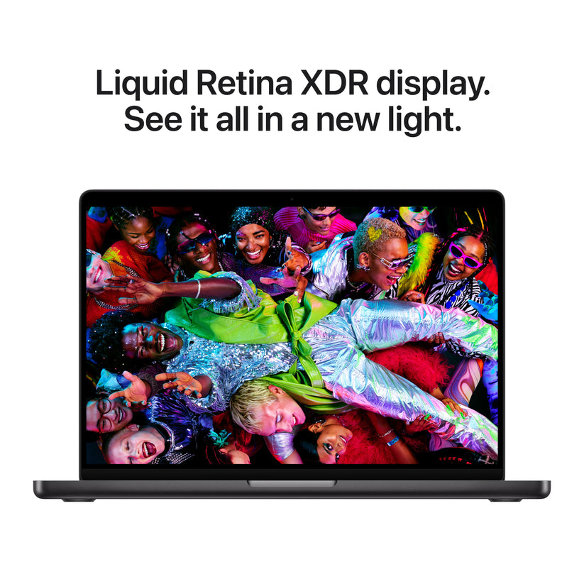 14-inch MacBook Pro: Apple M5 chip with 10-core CPU and 10-core GPU, 512GB SSD - Space Black - iSTYLE.ro