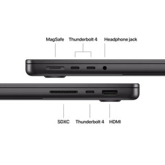 14-inch MacBook Pro: Apple M5 chip with 10-core CPU and 10-core GPU, 1TB SSD - Space Black - iSTYLE.ro
