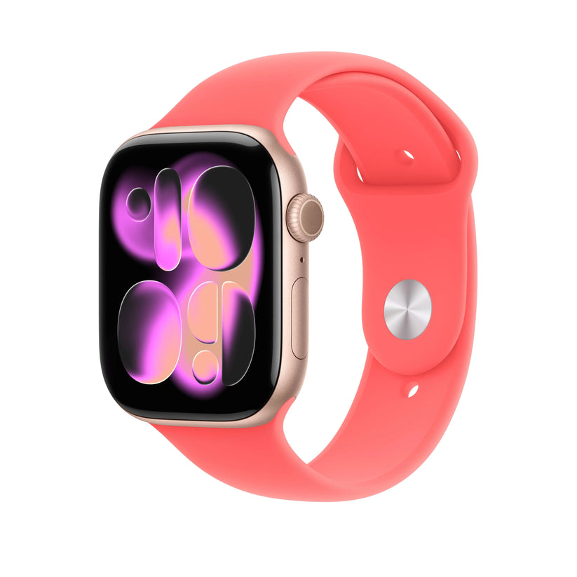 46mm Bright Guava Sport Band - S/M - iSTYLE.ro
