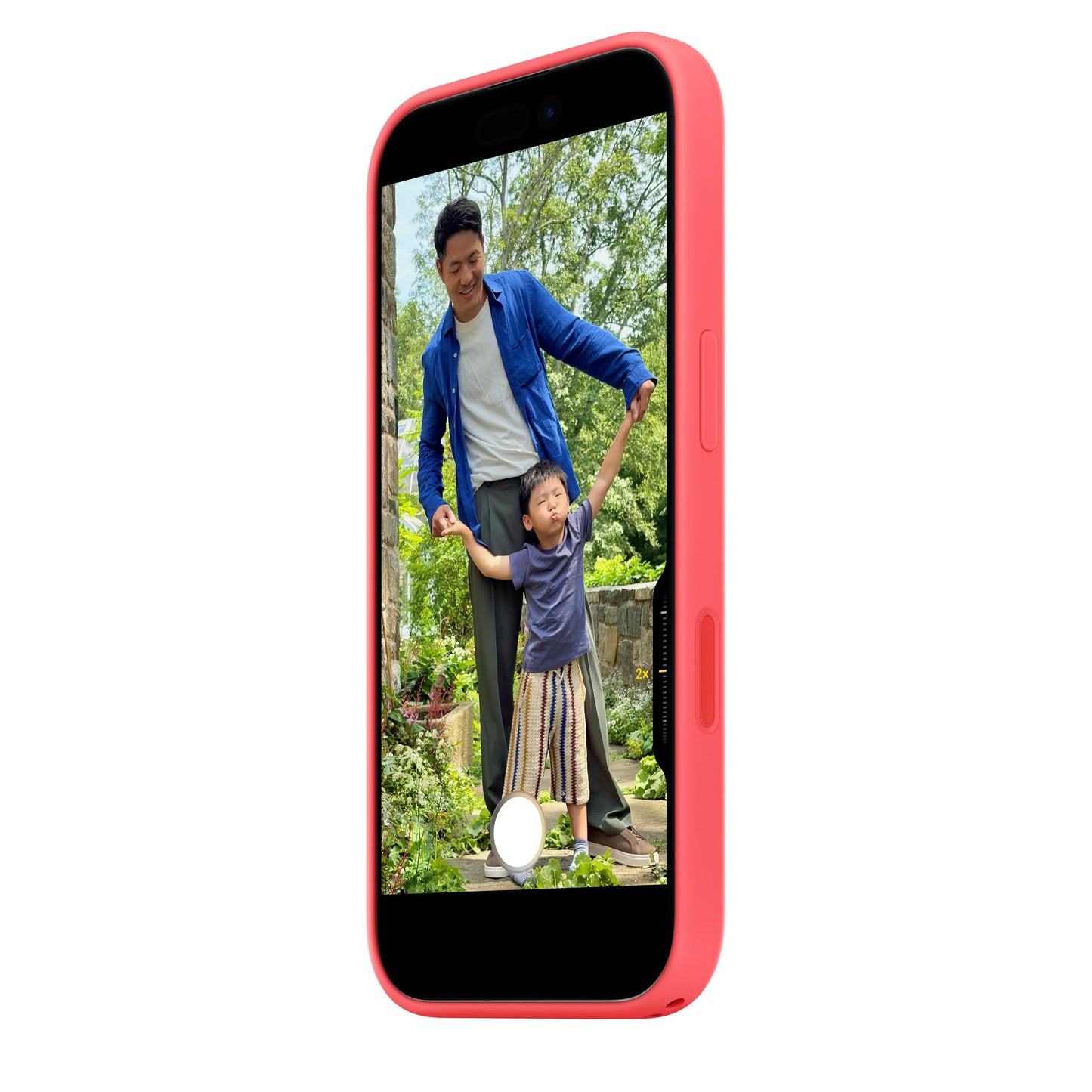 iPhone 17 Silicone Case with MagSafe – Bright Guava - iSTYLE.ro