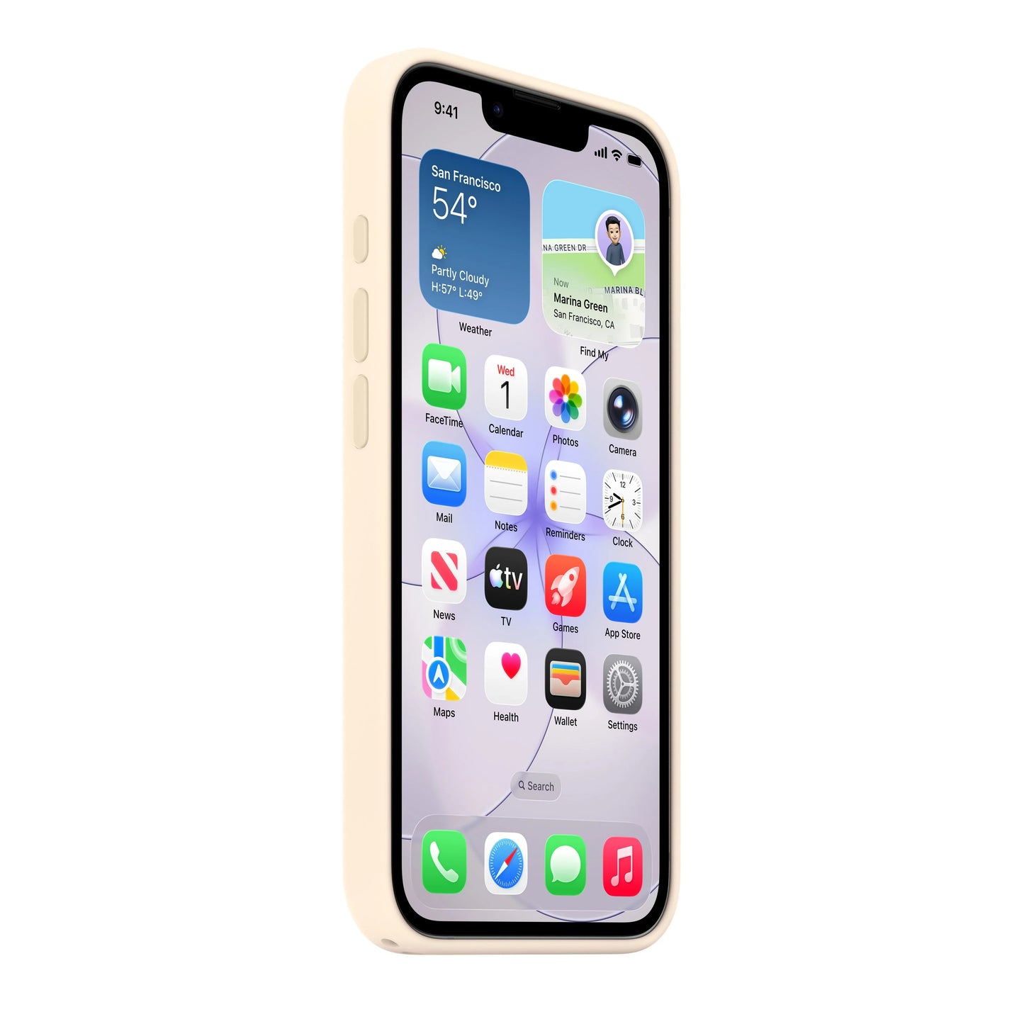 iPhone 17e Silicone Case with MagSafe – Vanilla - iSTYLE.ro