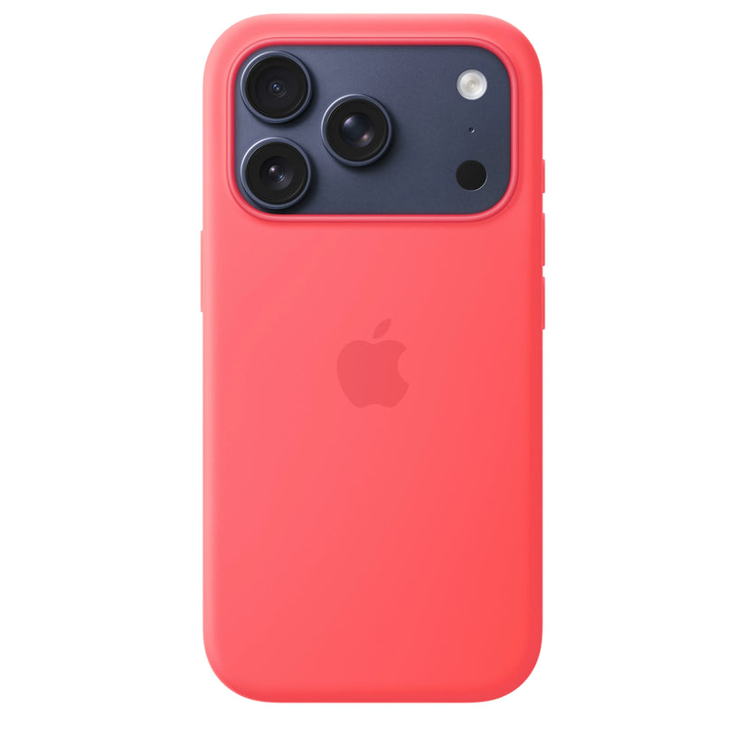 iPhone 17 Pro Silicone Case with MagSafe – Bright Guava - iSTYLE.ro