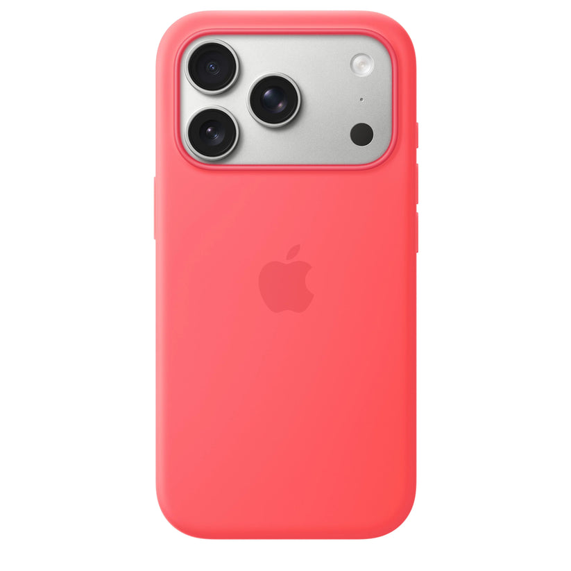 iPhone 17 Pro Silicone Case with MagSafe – Bright Guava - iSTYLE.ro