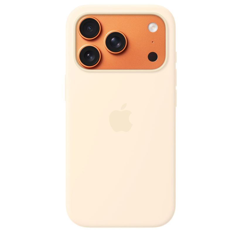 iPhone 17 Pro Silicone Case with MagSafe – Vanilla - iSTYLE.ro