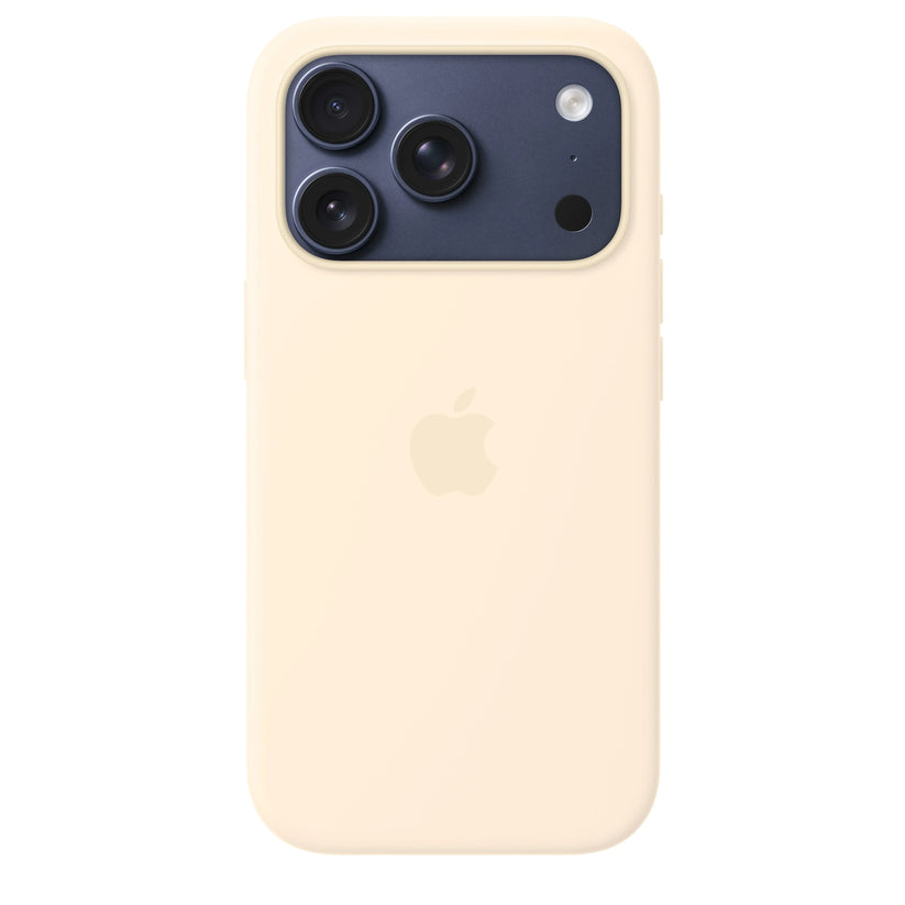 iPhone 17 Pro Silicone Case with MagSafe – Vanilla - iSTYLE.ro