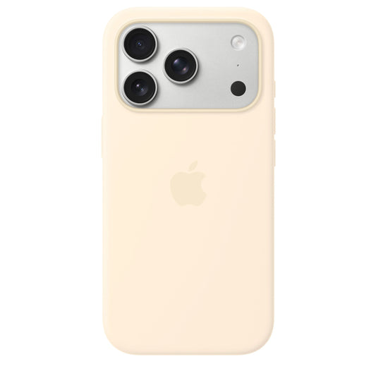 iPhone 17 Pro Silicone Case with MagSafe – Vanilla - iSTYLE.ro