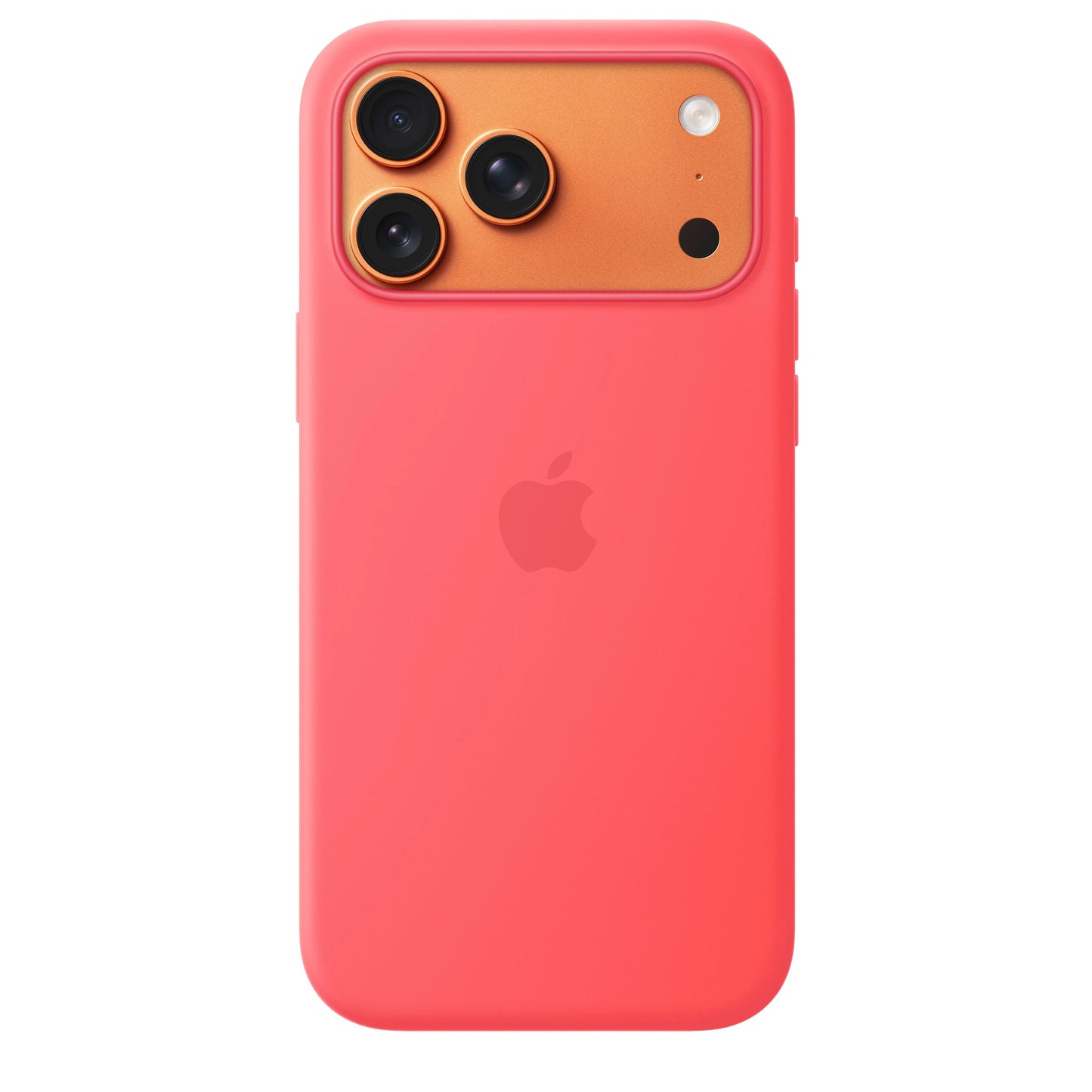 iPhone 17 Pro Max Silicone Case with MagSafe – Bright Guava - iSTYLE.ro