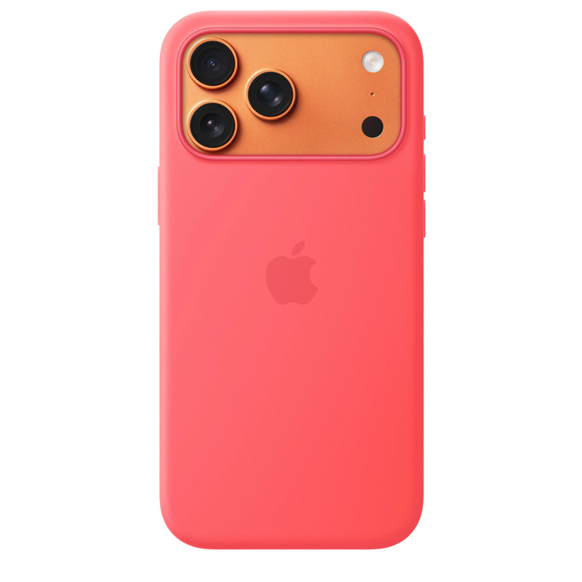iPhone 17 Pro Max Silicone Case with MagSafe – Bright Guava - iSTYLE.ro