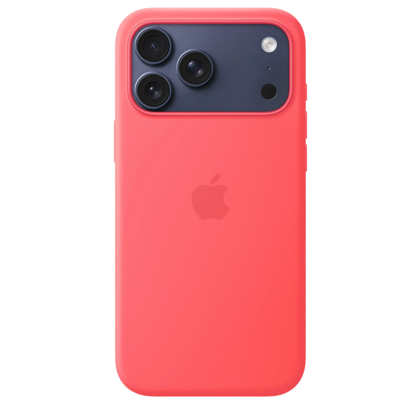 iPhone 17 Pro Max Silicone Case with MagSafe – Bright Guava - iSTYLE.ro